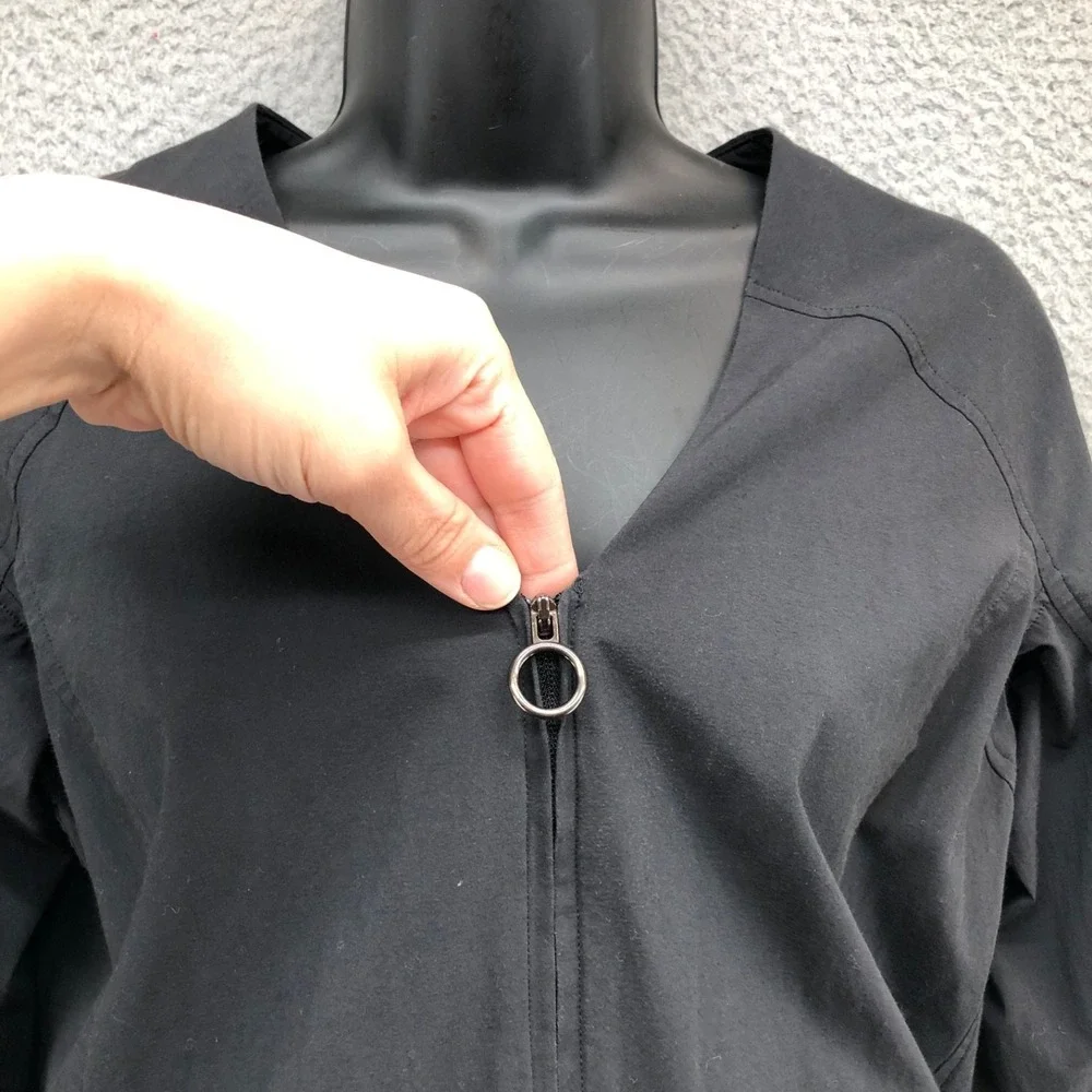 Lululemon Dynamic Days Jumpsuit Black Womens 4 Active Athleisure Stretch Comfort